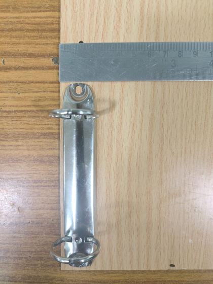 Wood grain menu board with ring binder beside a steel ruler, custom made by RestroCart, New Delhi